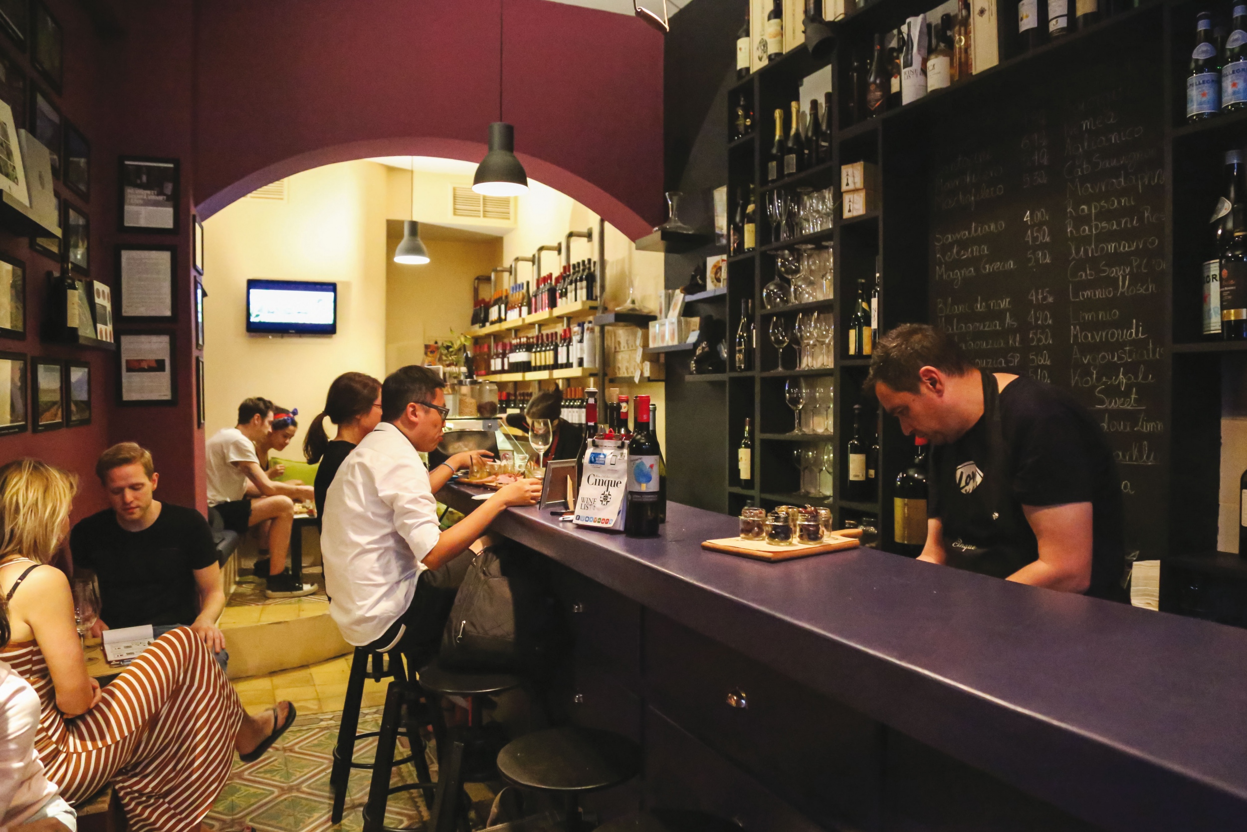 “Enjoy the trifecta of dining experiences: authenticity, hospitality, and quality at Cinque Wine and Deli Bar”