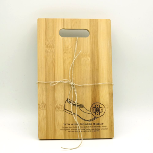Cinque's Small Wooden Board with Traditional "Tsarouhi" Carving