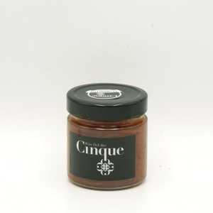 A jar of Cinque’s Homemade Orange Chutney
