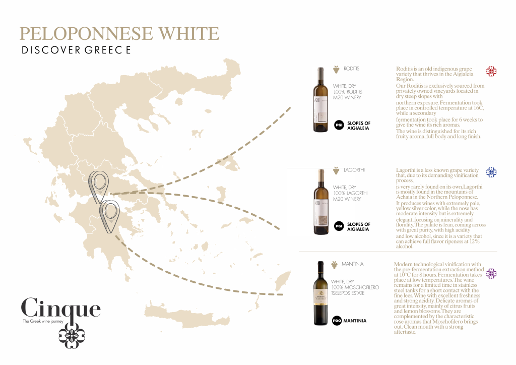 Cinque Wine Tasting Peloponnese White